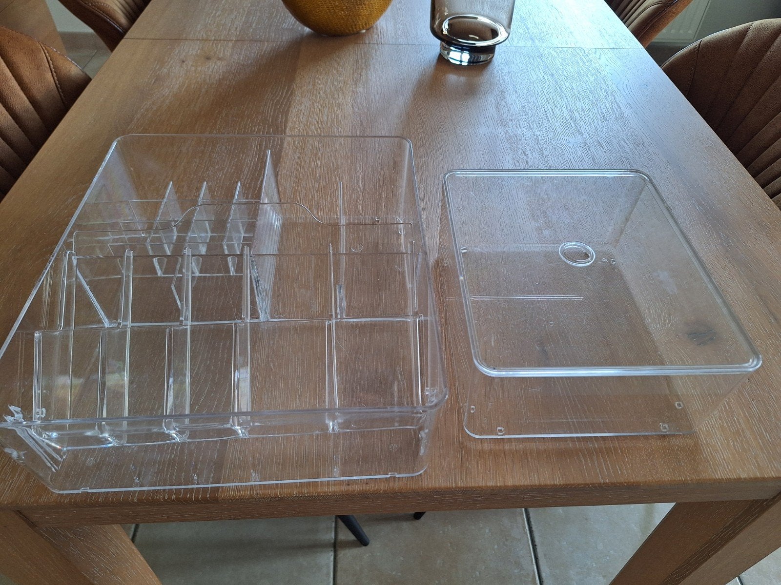 IKEA organizer bestaande uit 2 stuks, Huis en Inrichting, Ophalen, Zo goed als nieuw, Kunststof, Modern