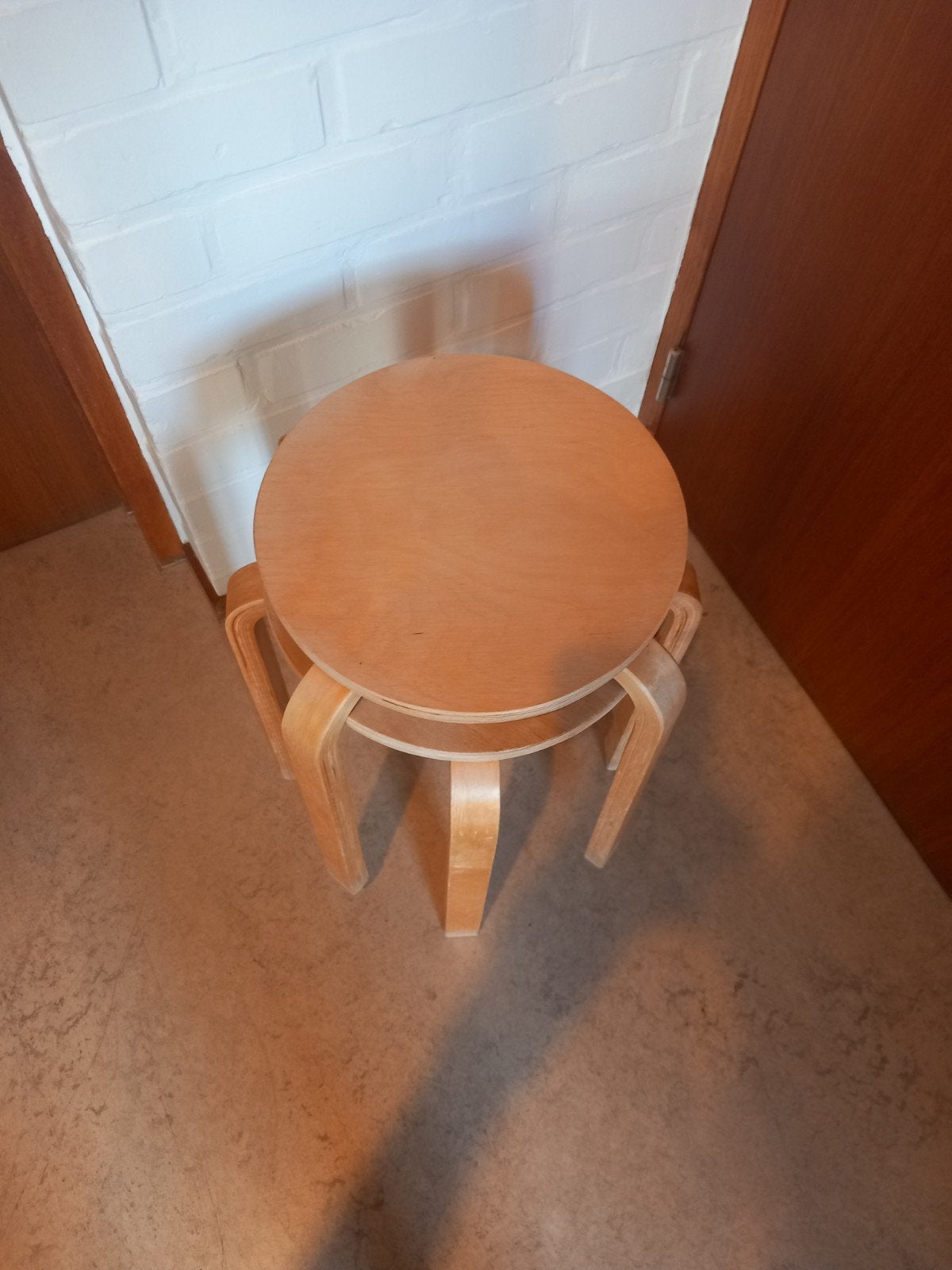 set van 2 vintage ikea frosta krukjes, Ophalen, Gebruikt, Hout