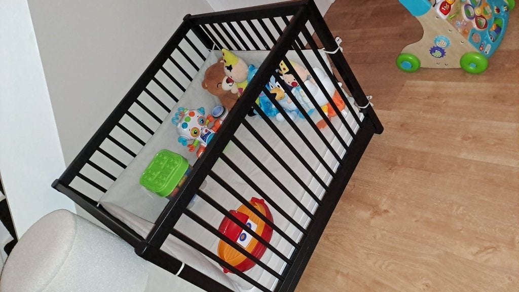 Box baby zwart, Kinderen en Baby's, Babyparken, Ophalen, Zo goed als nieuw, Rechthoekig