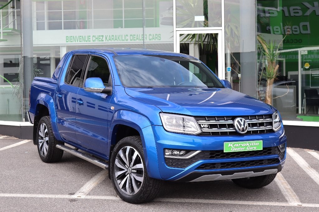 VW AMAROK 3.0TDi V6 258CV DSG AVENTURA COVER BENNE FULL TVAC, Autos, Cuir, Argent ou Gris, Achat, Euro 6
