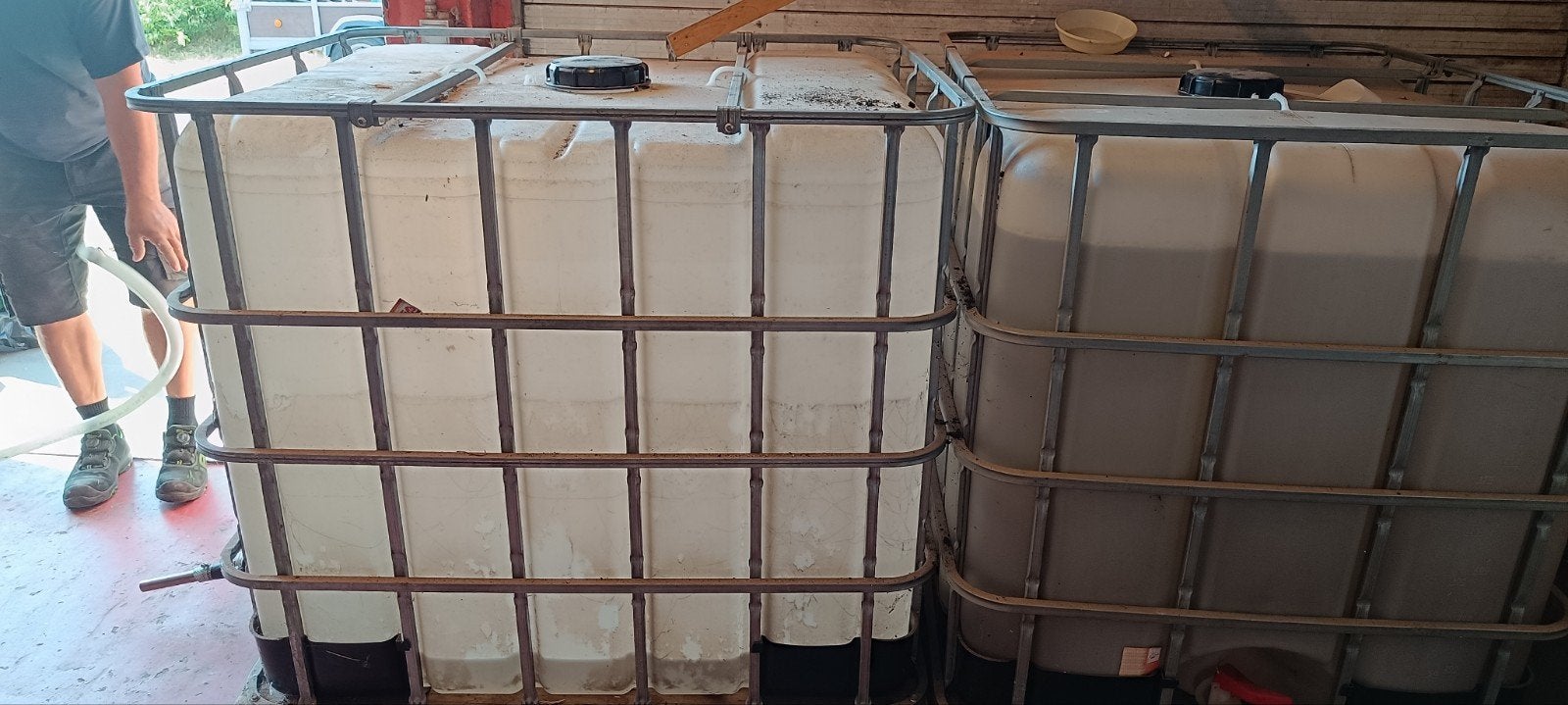 Récipients de stockage, conteneur IBC, 150 litres ou plus, Comme neuf, Synthétique, Enlèvement
