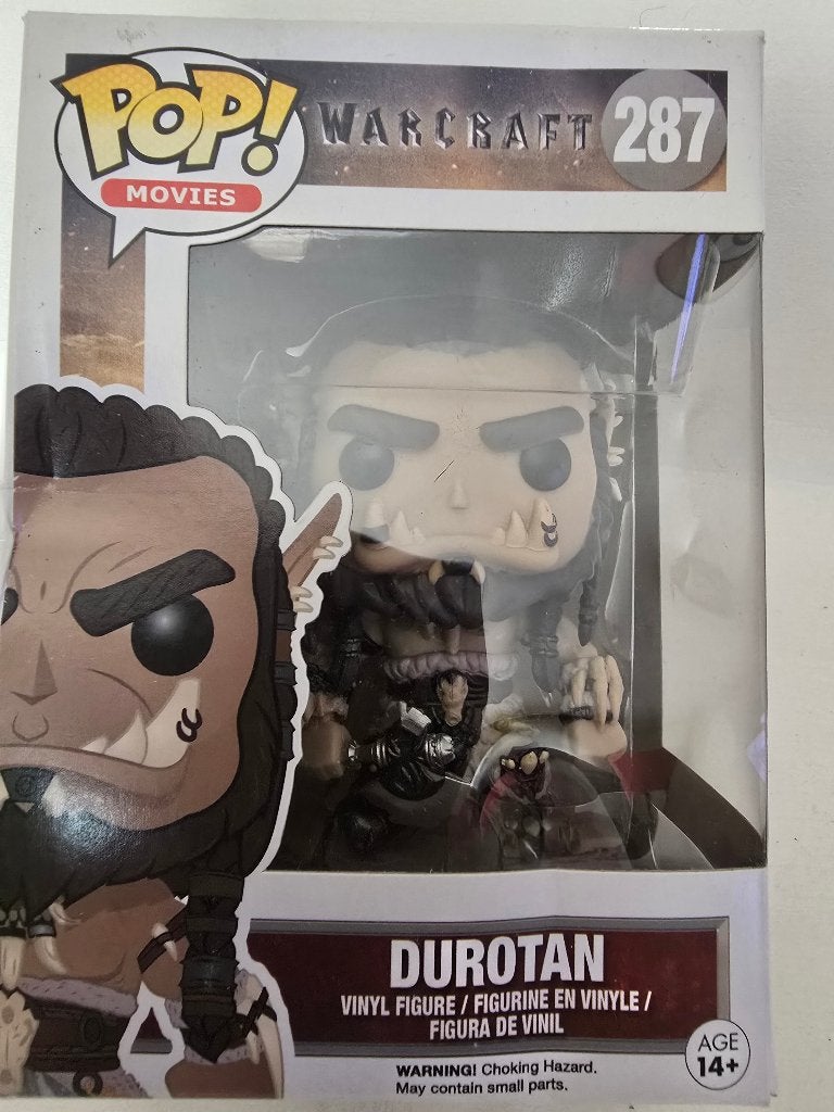 FUNKO POP - 287 - DUROTAN - Warcraft, Ophalen of Verzenden, Zo goed als nieuw