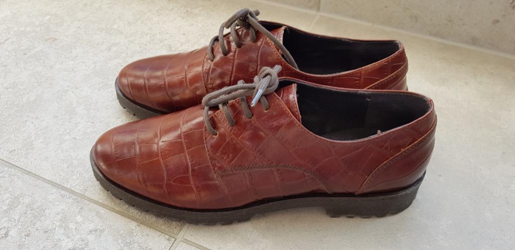 Chaussures Mano en cuir made in Italy, taille 38, neuves., Vêtements | Femmes, Chaussures, Neuf, Enlèvement ou Envoi, Brun, MANO