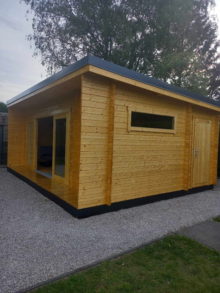 Nieuw Modern houten blokhut Japan, Verzenden, Nieuw