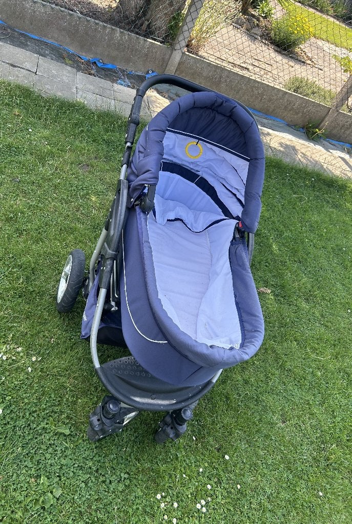 Poussette combinée 3 en 1 Bergsteiger Capri, Autres marques, Poussette combi, Pneus, Enlèvement
