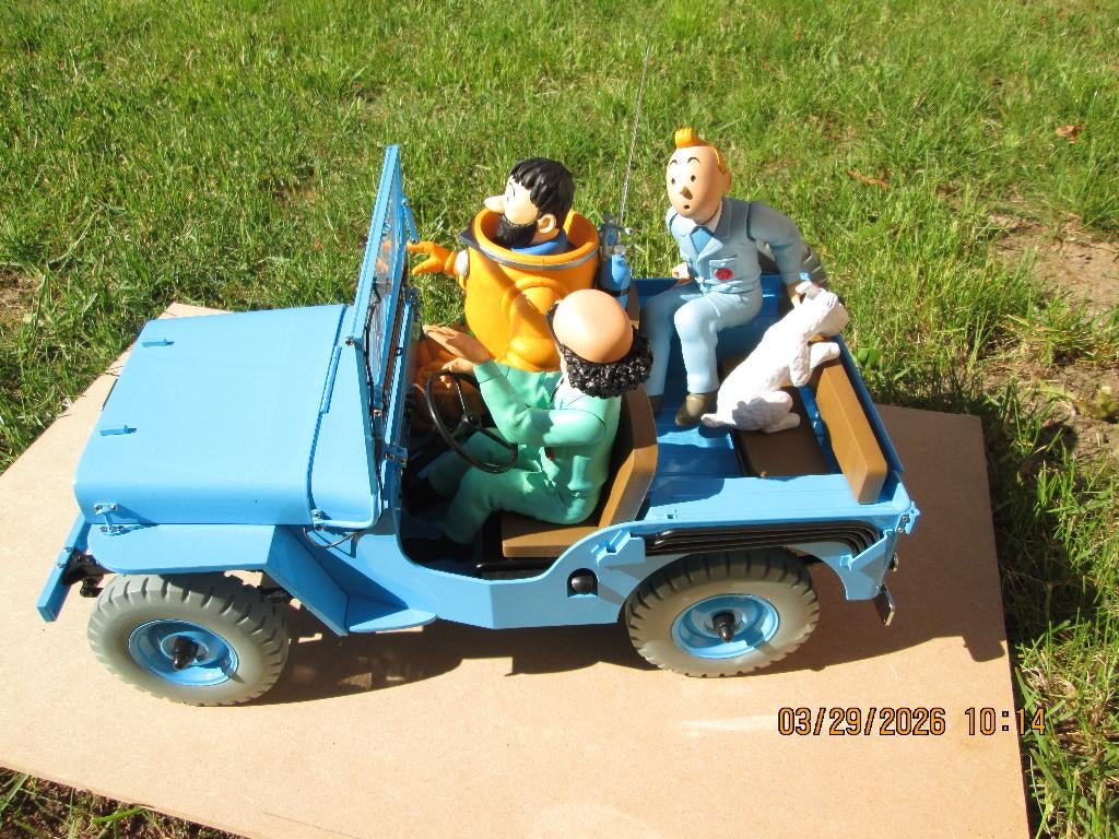 Jeep Tintin objectif Lune 1/8 em, Collections, Enlèvement, Tintin, Neuf