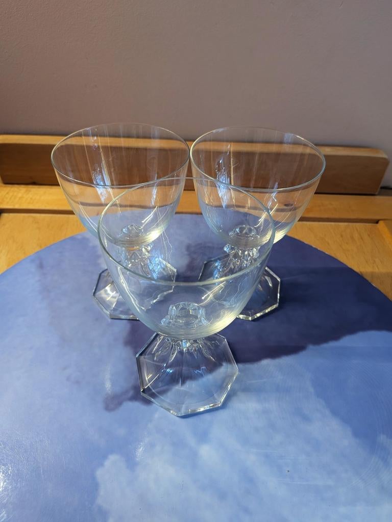 Kristallen wijnglazen Val Saint-Lambert, Antiek en Kunst, Ophalen