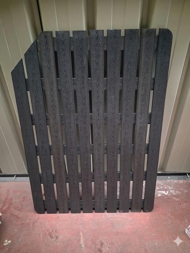 LOT DE 16 PANNEAUX DE CLOTURE COMPOSITE-PVC – 160€ LE LOT, Enlèvement ou Envoi, Utilisé, Bois