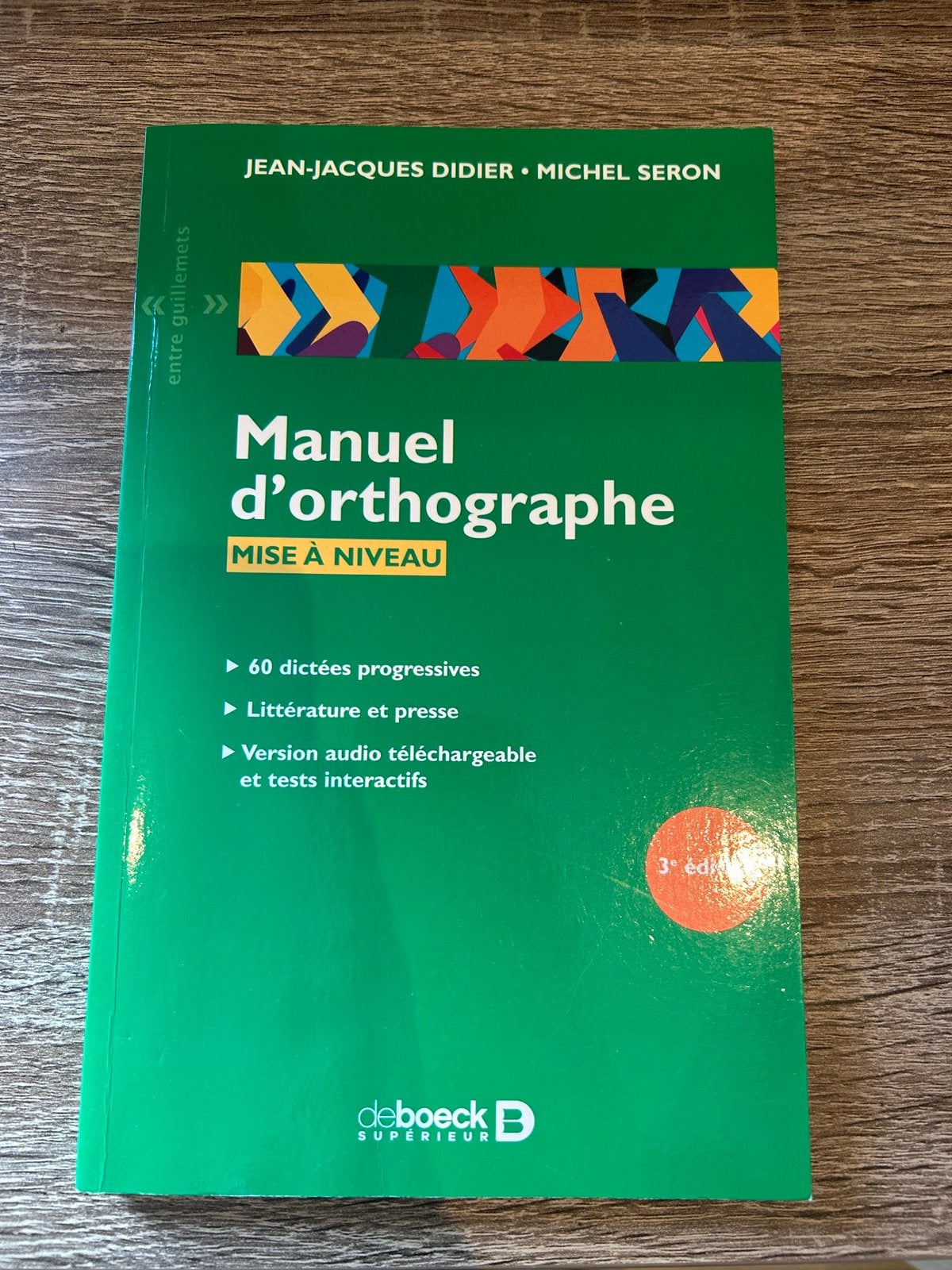 Manuel d’orthographe Didier & Seron, Boeken, Ophalen of Verzenden