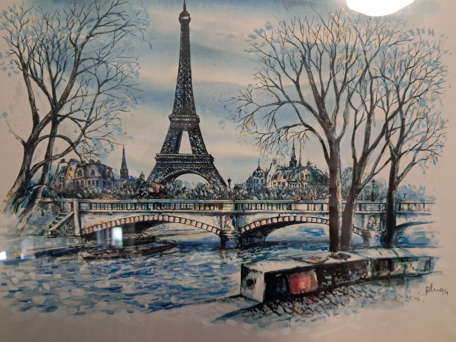 Aquarel, Ophalen, Aquarel