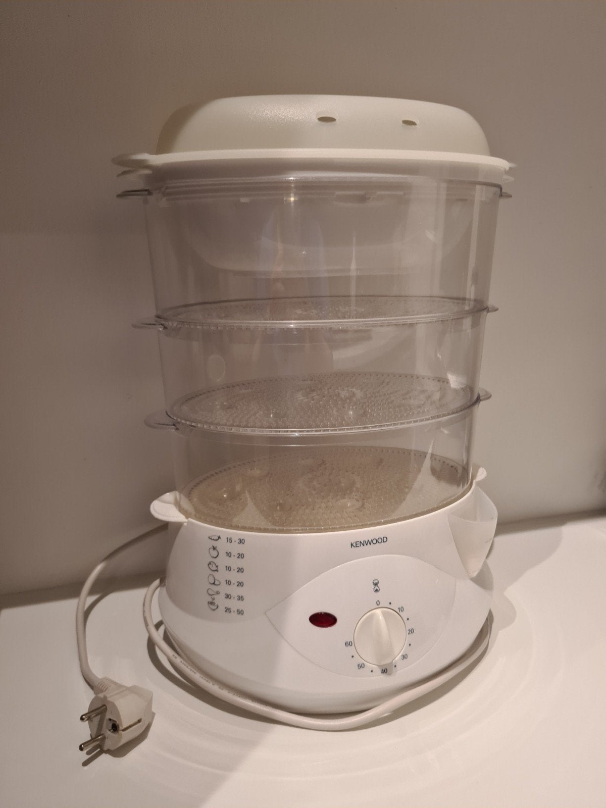Stoomkoker Kenwood, Ophalen