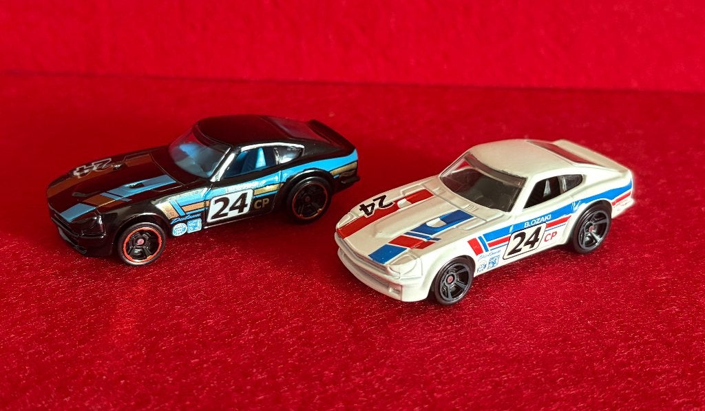 Lot de 2 Voitures Datsun 240Z Hot Wheels Vintage 1/64, Enlèvement ou Envoi, Voiture