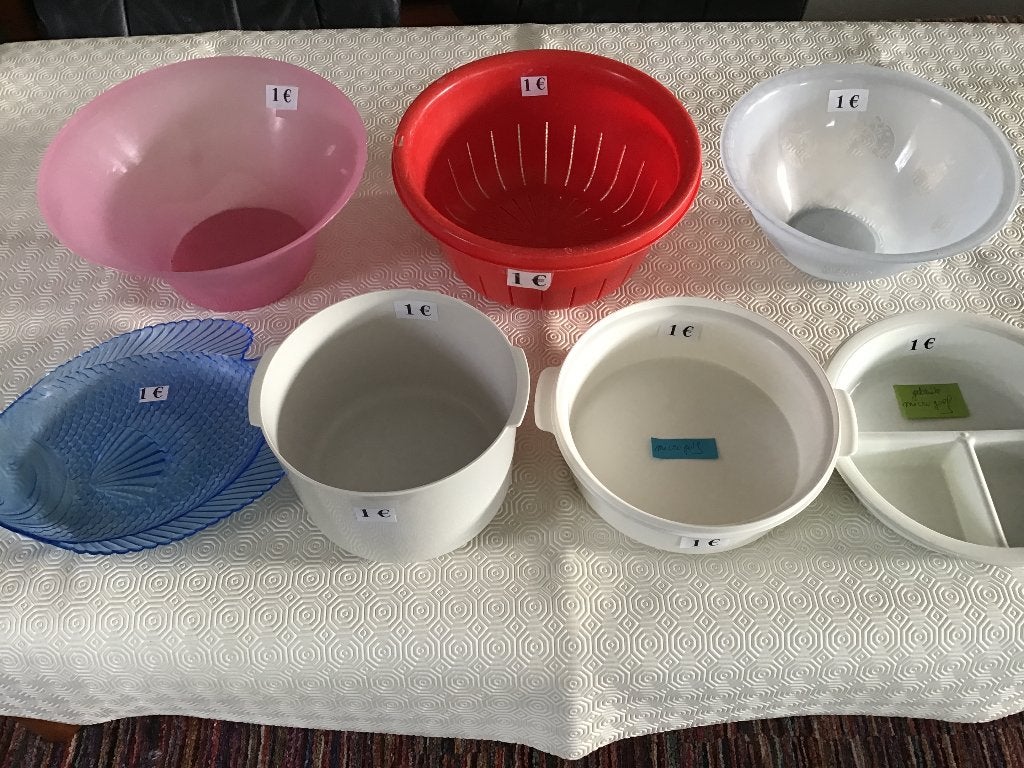 divers klein keukengerief aan slechts 1 € per stuk, Maison & Meubles, Cuisine| Tupperware, Enlèvement ou Envoi, Comme neuf