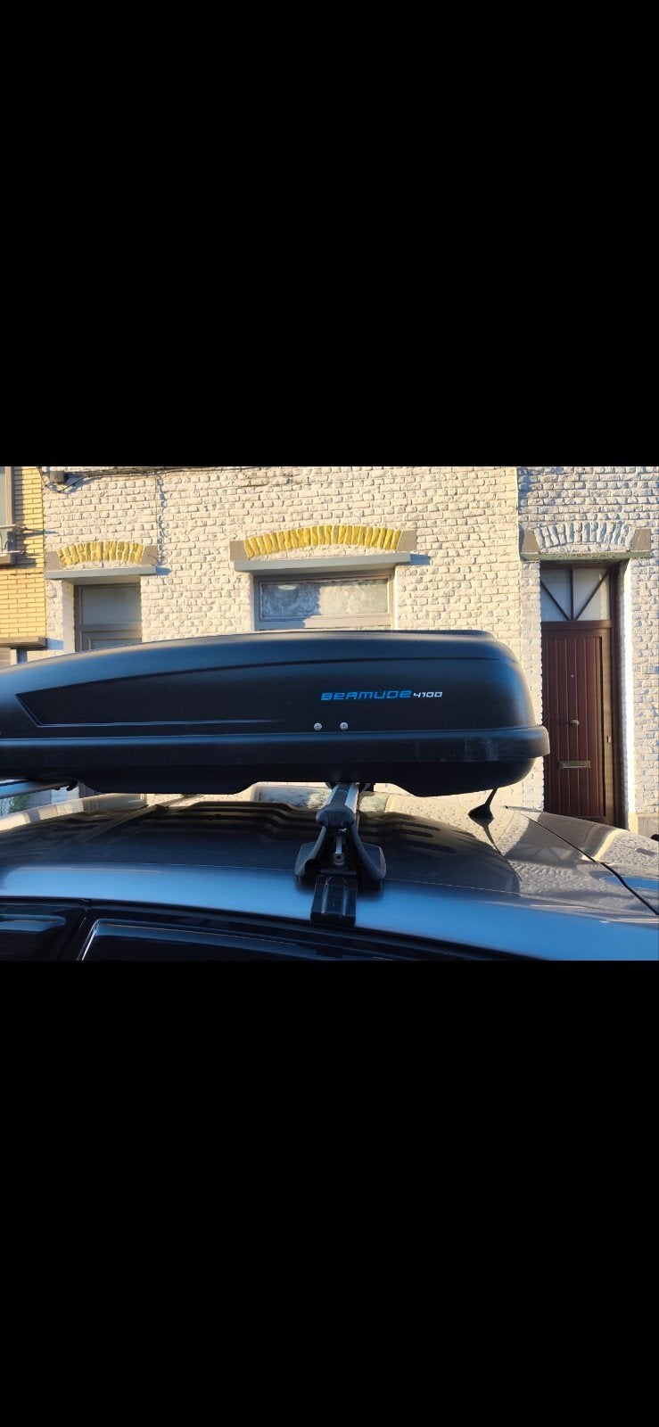coffre de toit avec les bars de toit Renault Clio 4, Auto diversen, Dakkoffers, Ophalen of Verzenden