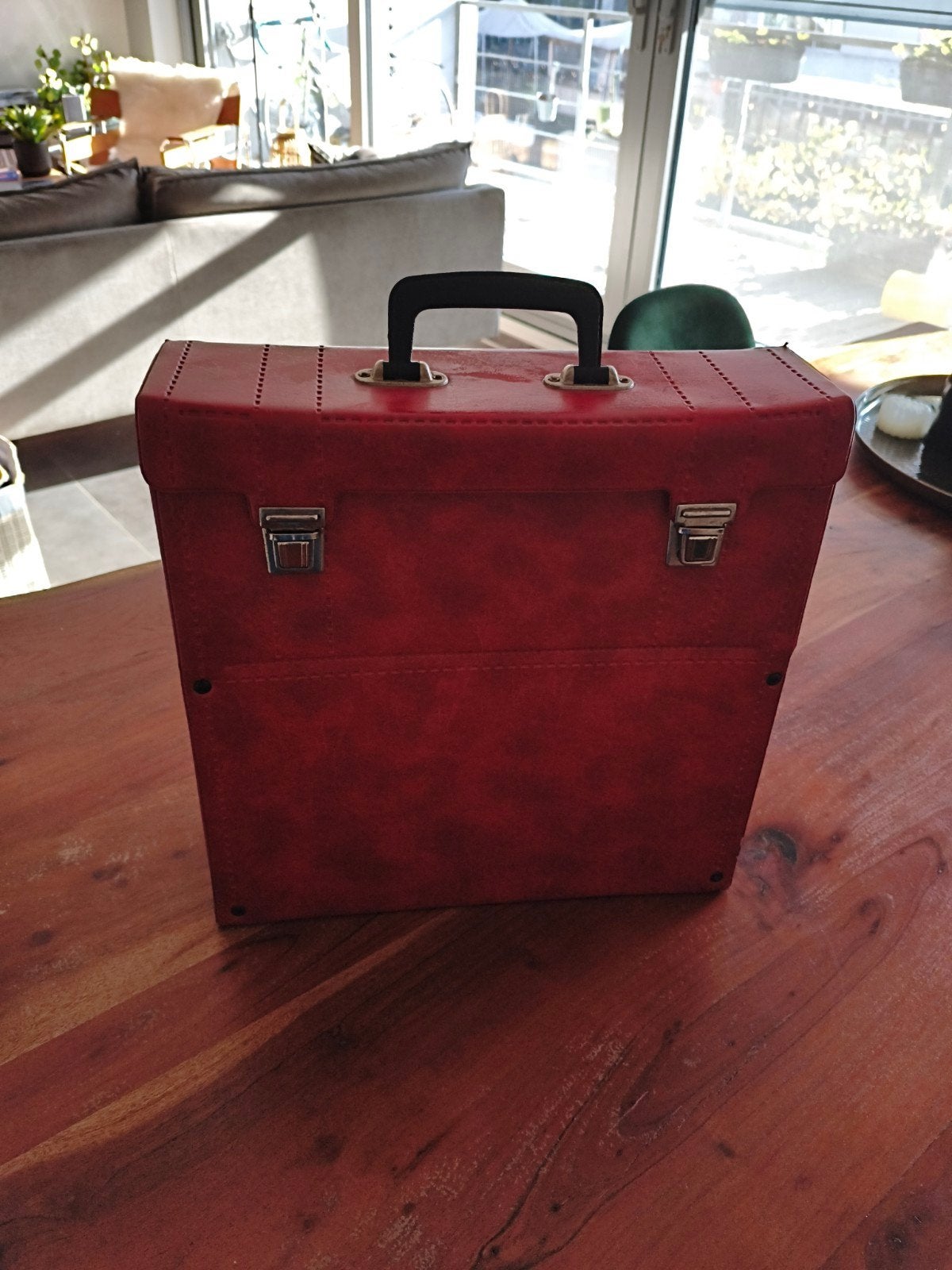 Platen koffer (LP), Ophalen