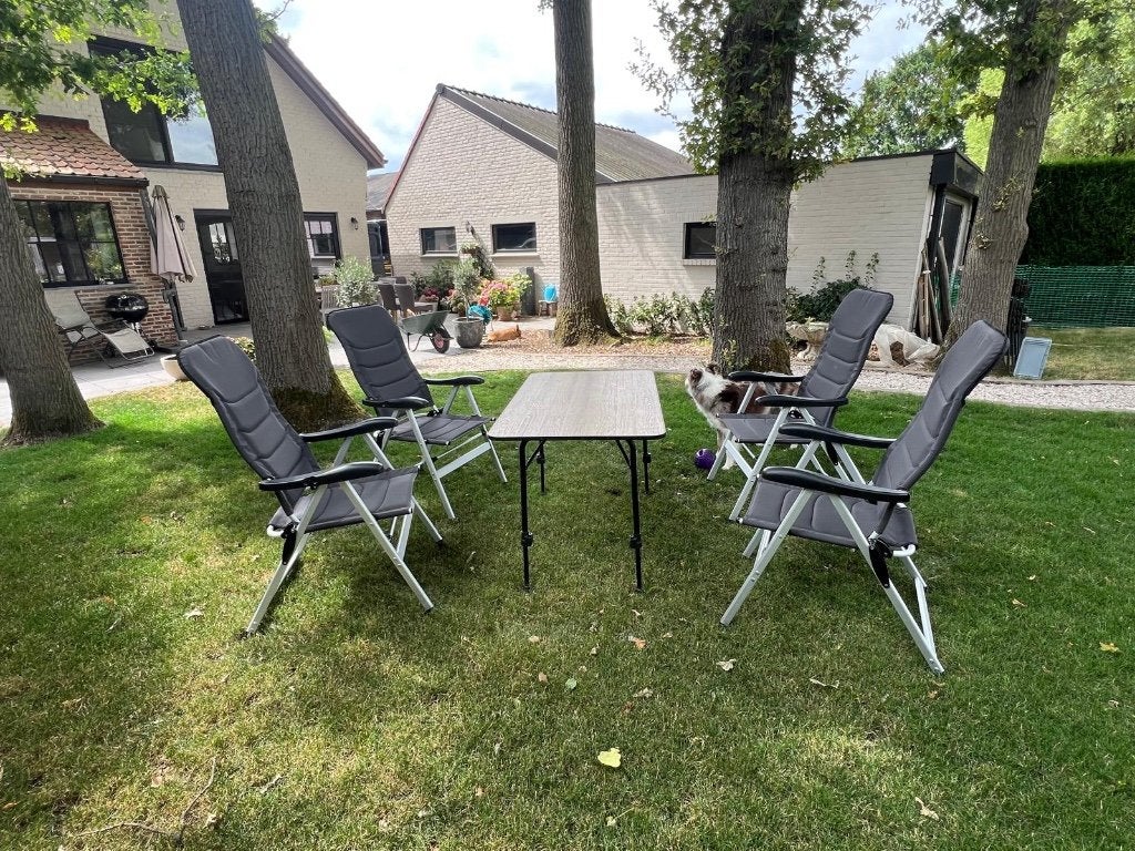 Outdoor tafel en stoelen, Caravans en Kamperen, Ophalen, Gebruikt