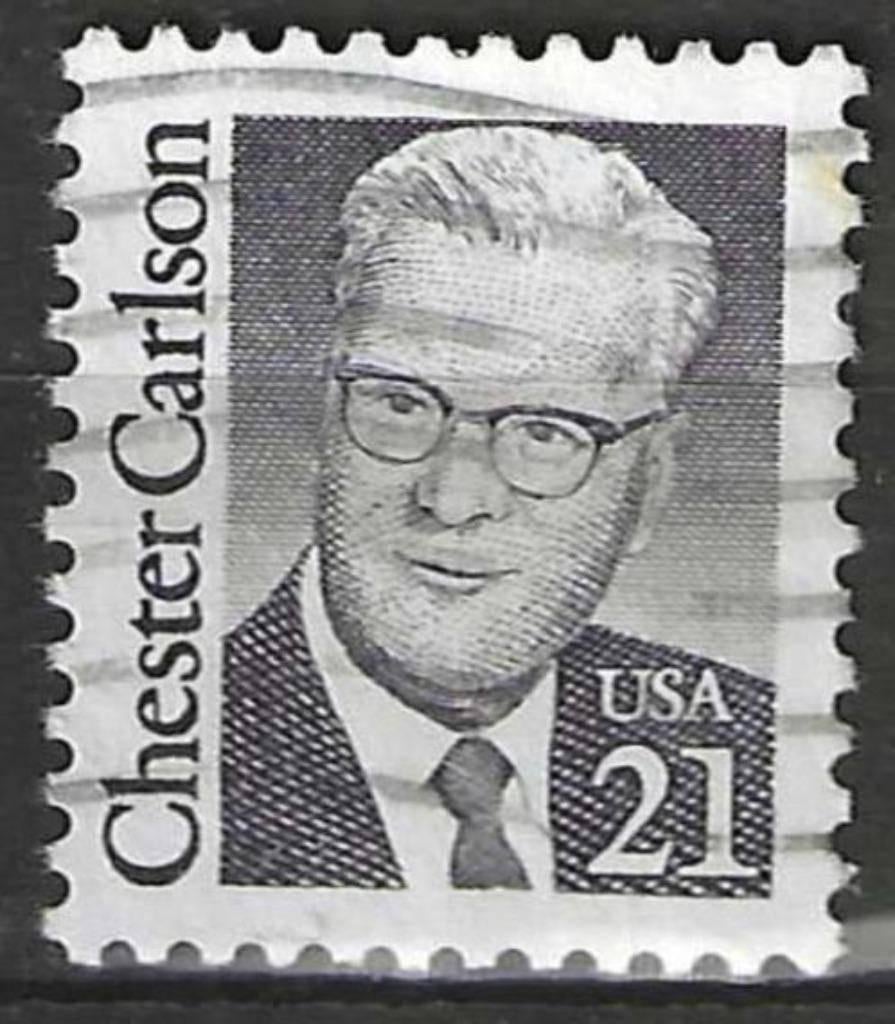 USA 1988 - Yvert 1846 - Chester Floyd Carlson (ST), Verzenden, Gestempeld
