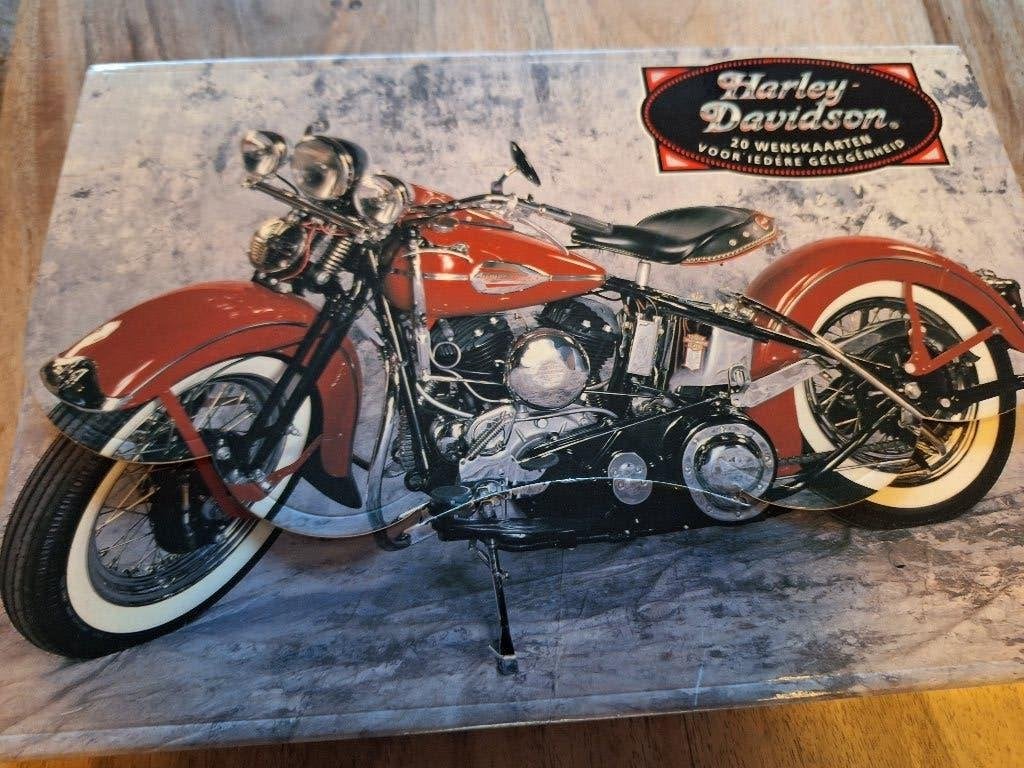 Harley-Davidson 20 wenskaarten Compleet ... Nieuw !, Diversen, Wenskaarten, Ophalen of Verzenden, Zo goed als nieuw