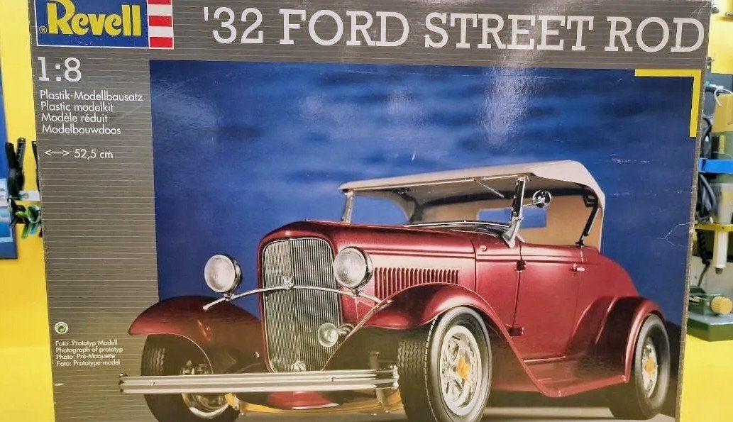 FORD OLTIMER REVELL SCHAAL 1:8, Hobby en Vrije tijd, Modelbouw | Auto's en Voertuigen, 1:50 of kleiner, Auto, Revell, Ophalen of Verzenden