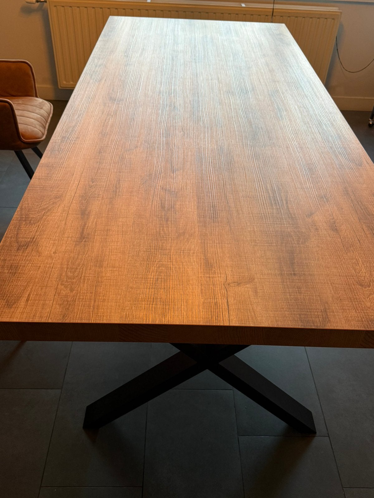 Eettafel 230x100x76, Comme neuf, 100 à 150 cm, Enlèvement, Rectangulaire