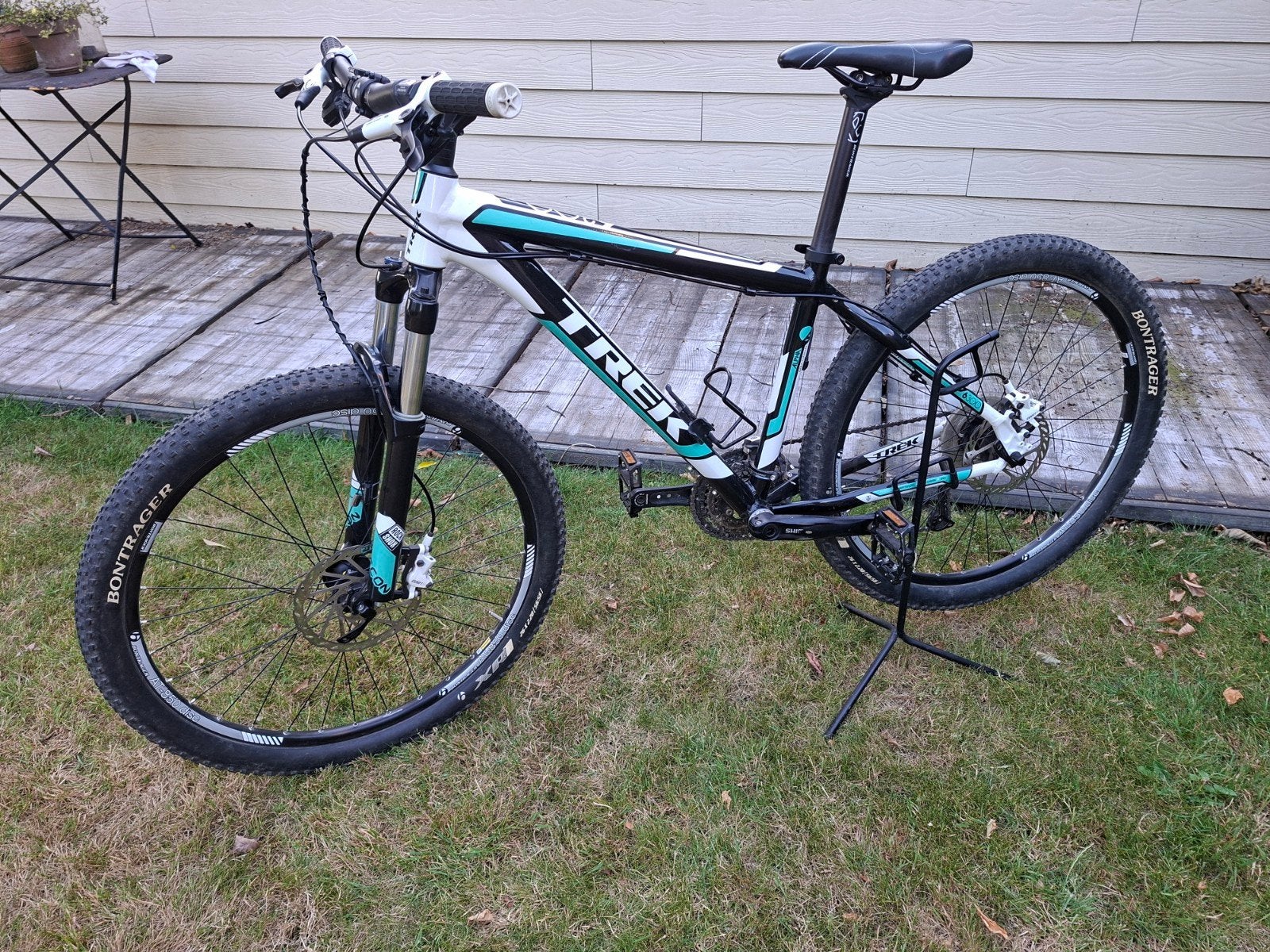 Mountainbike Trek, Ophalen