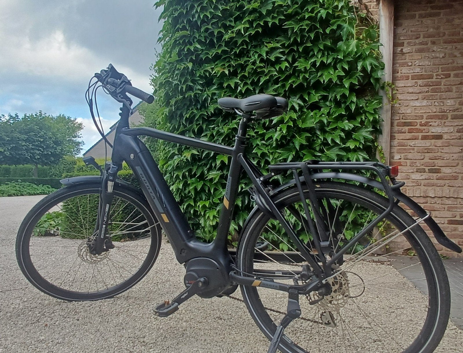 E- BIKE herenfiets Norta zo goed als nieuw, Fietsen en Brommers, Vering, Zo goed als nieuw, 61 tot 65 cm, Schijfrem