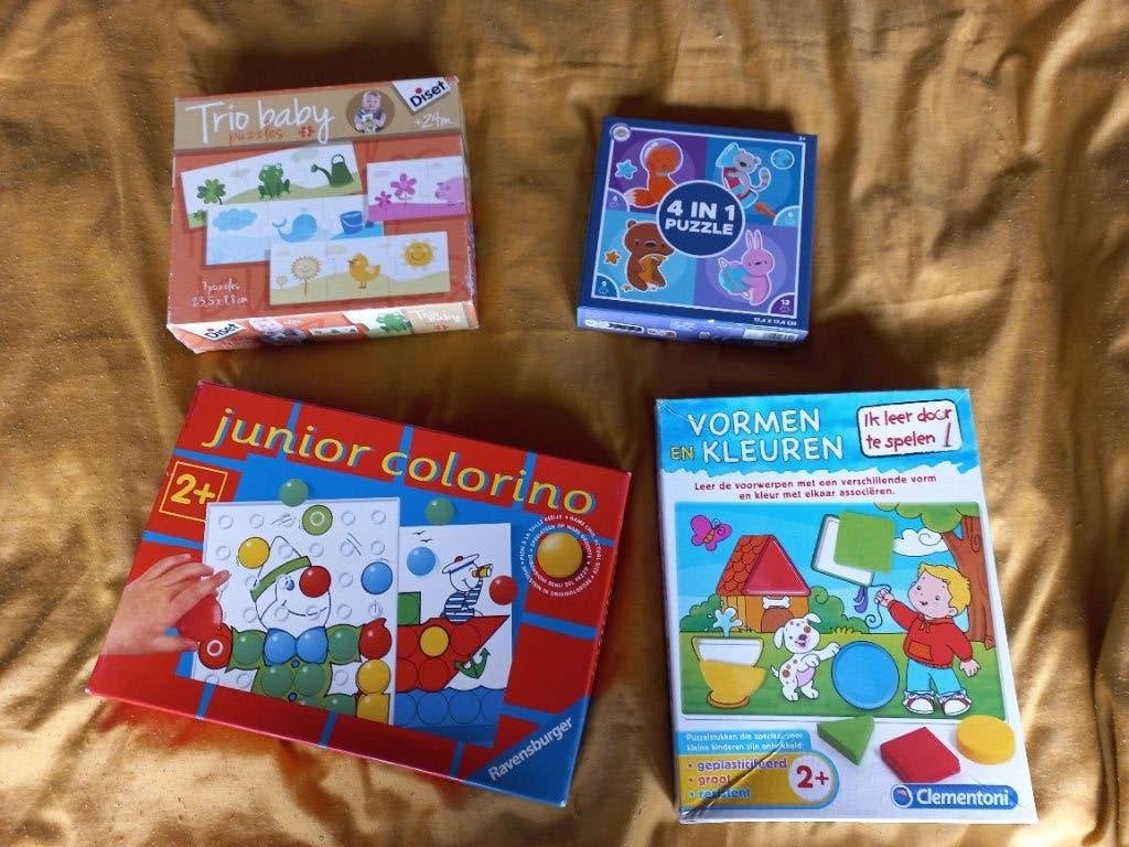 Spelletjes kinderen 2+, Kinderen en Baby's, Speelgoed | Educatief en Creatief, Ophalen, Gebruikt, Puzzelen