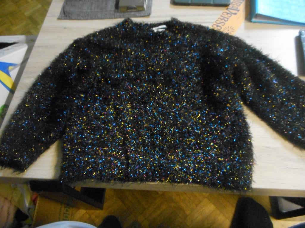 zacht glitter trui maat 140 zara nieuw, Neuf, Enlèvement ou Envoi, Pull ou Veste, Zara
