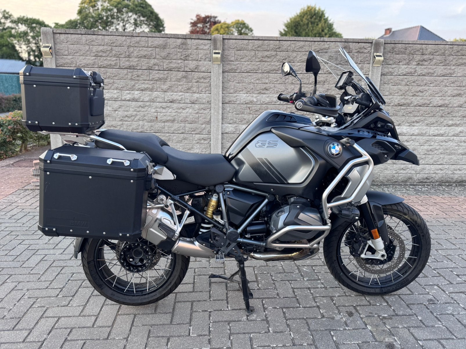 BMW R 1250 GSA TRIPLE BLACK Navigatie, Motoren, Motoren | BMW, Handvatverwarming, 2 cilinders, Bedrijf, Meer dan 35 kW