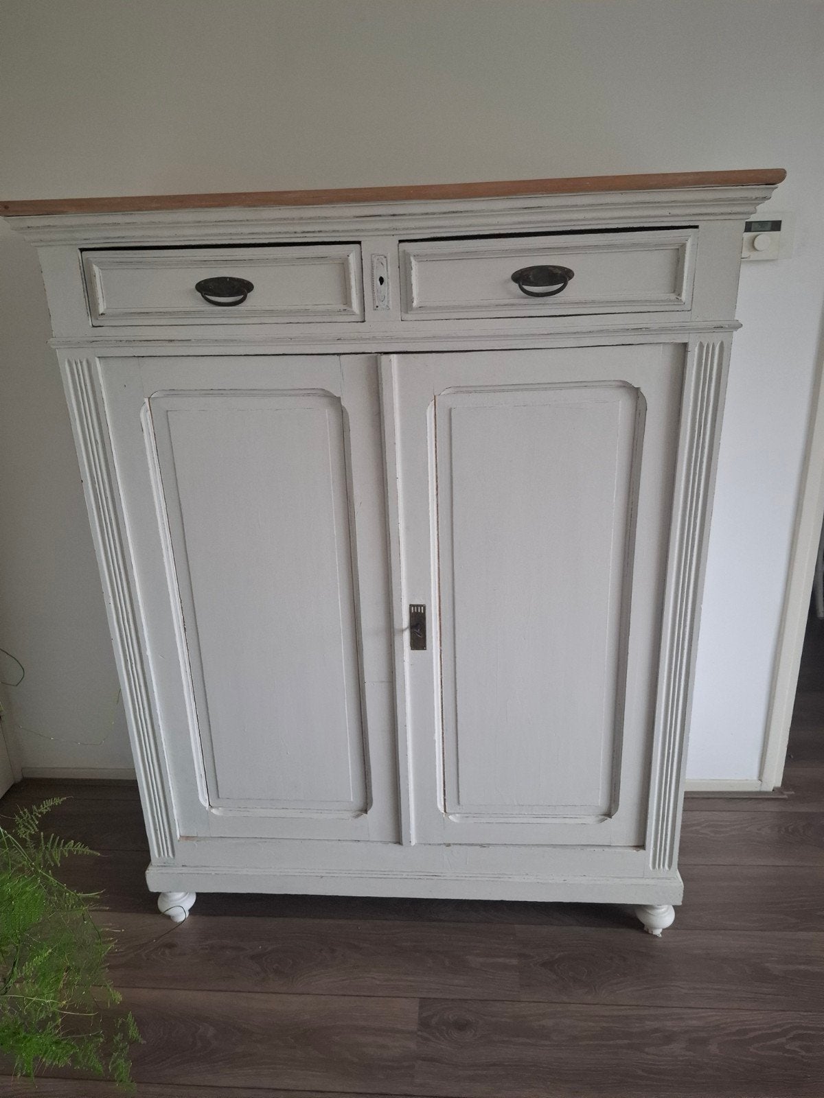 brocante kast, Ophalen