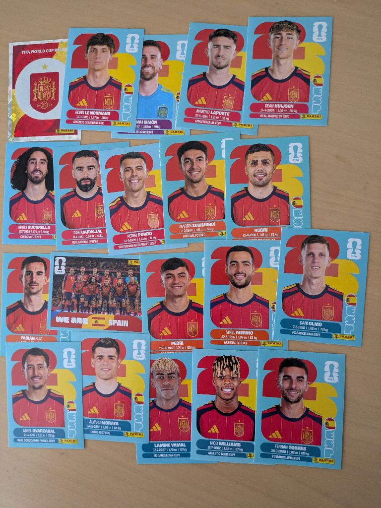 Panini FIFA World Cup 2026 ESPANA ESP1-20 Team 20 stickers, Ophalen of Verzenden, Nieuw