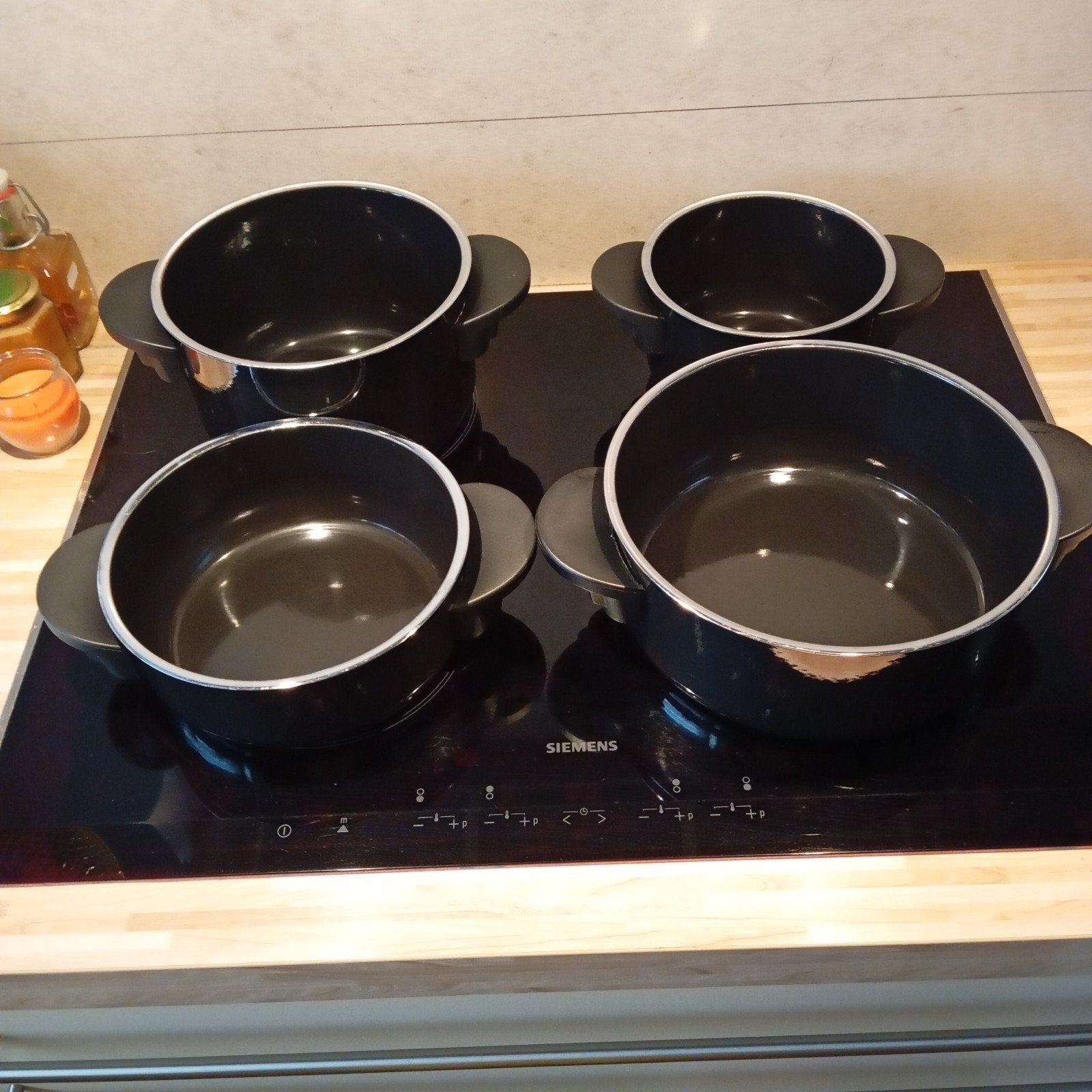 Kookpotten set merk Silit, Huis en Inrichting, Ophalen, Glas