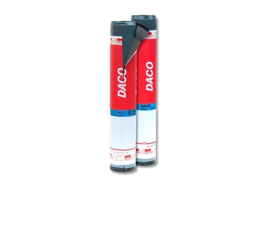 Toiture allemande Borner Daco KSU, Membrane goudronnée, Synthétique, Enlèvement, Noir