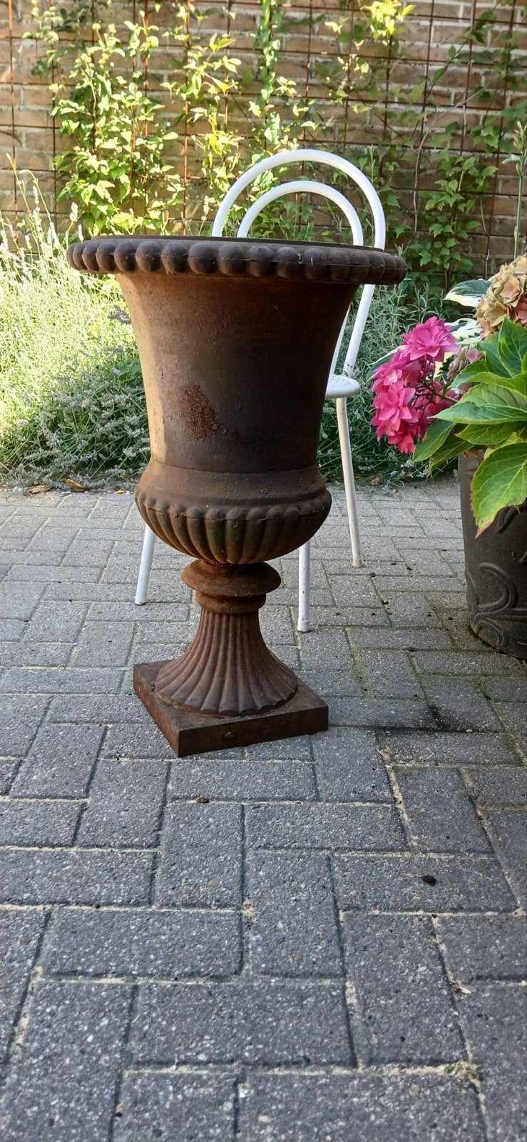 vase de jardin en fonte, Jardin & Terrasse, Vases de jardin, Enlèvement