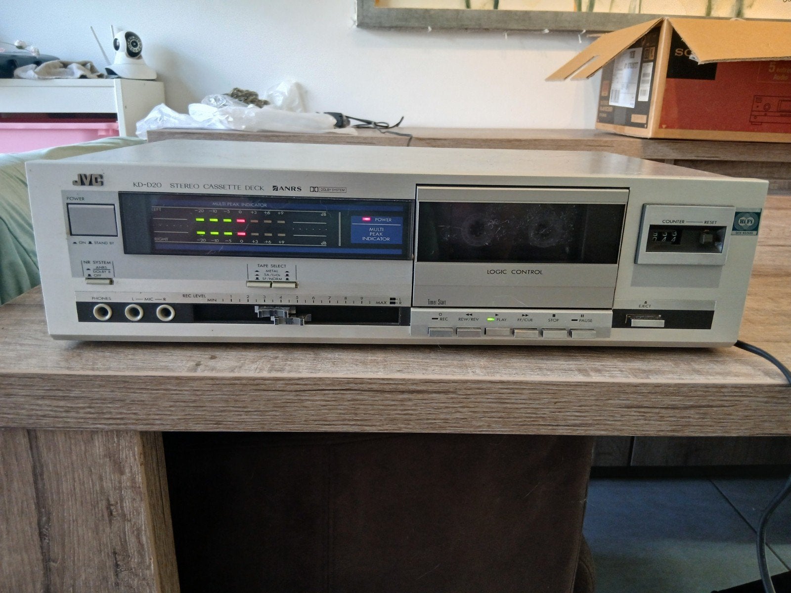 ​JVC KD-D20E Stereo Cassette Deck – Vintage Hi-Fi, TV, Hi-fi & Vidéo, Decks cassettes, Enlèvement, JVC