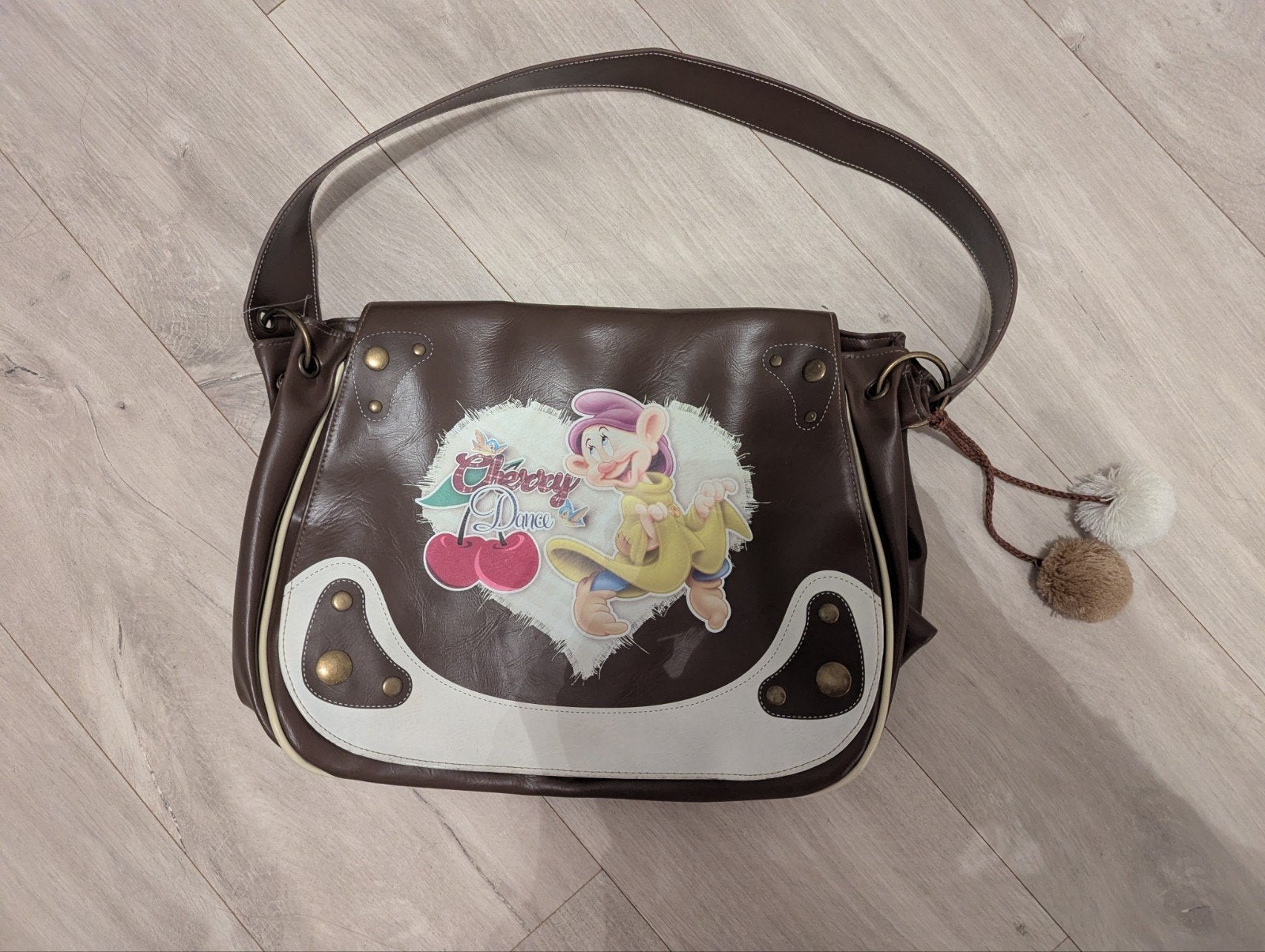 Handtas Snow White and the Seven Dwarfs, Ophalen of Verzenden, Nieuw, Bruin, Overige merken