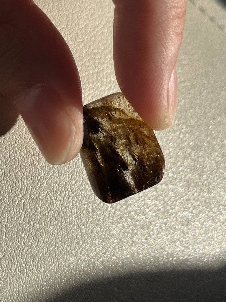 Quartz Rutile Naturel Taillé - Non Percé, Enlèvement ou Envoi