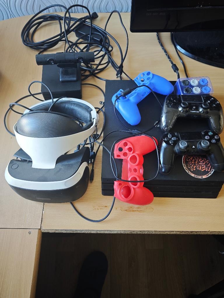 PS4 1 TB met vr bril en meer, Online, Gebruikt, Vanaf 7 jaar, Ophalen