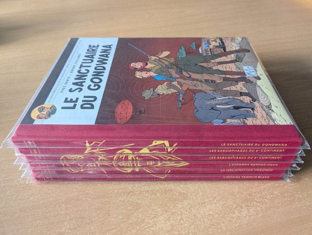 6 albums de la série Blake & Mortimer, Livres, BD, Plusieurs BD, Enlèvement, Comme neuf, Edgar P. Jacobs