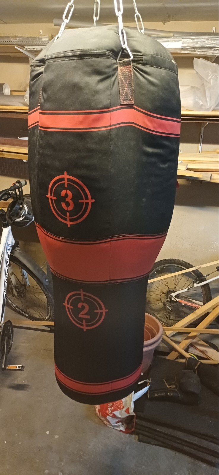 Boksbal / bokszak, Ophalen, Bokszak