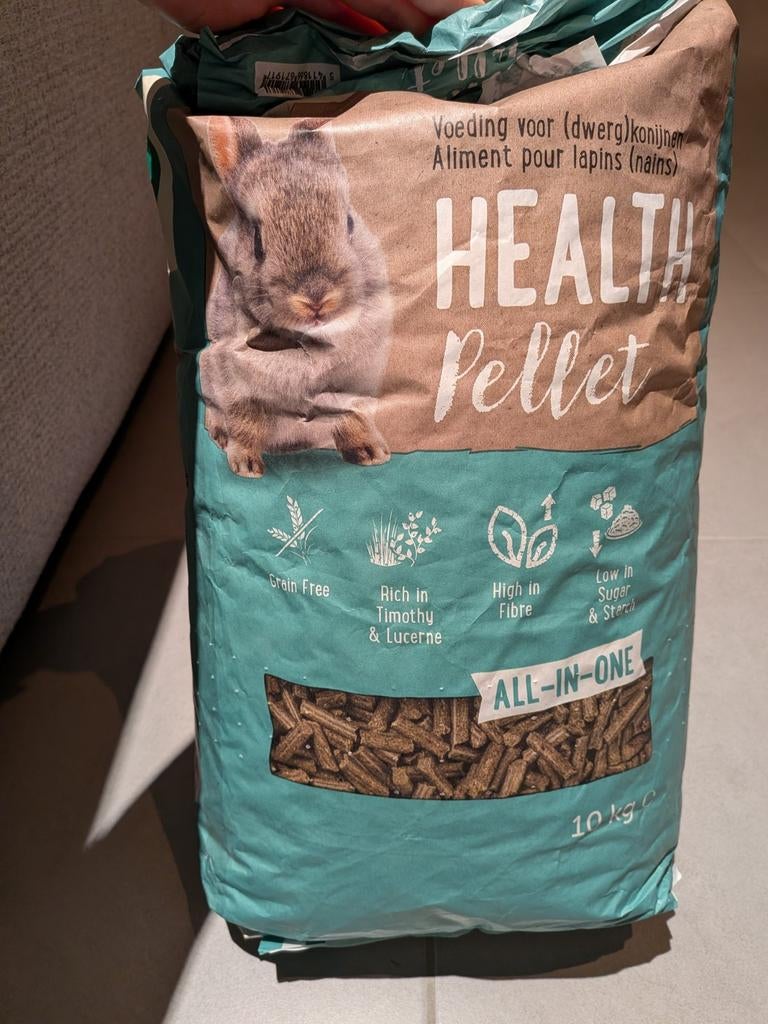 Health pellet 10kg konijnenvoer, Enlèvement