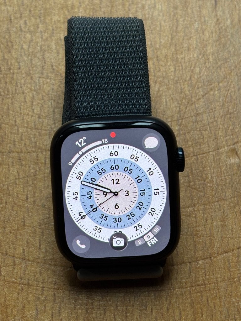 Apple Watch series 9-45mm Jet Black Goede staat, Gebruikt, Stappen, Zwart, Apple Watch