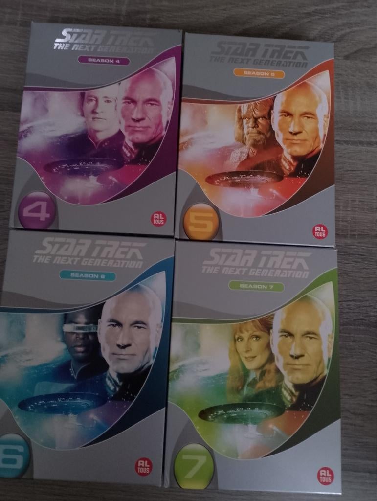 Star Trek Next generation seizoen 4,5,6,7, Ophalen of Verzenden