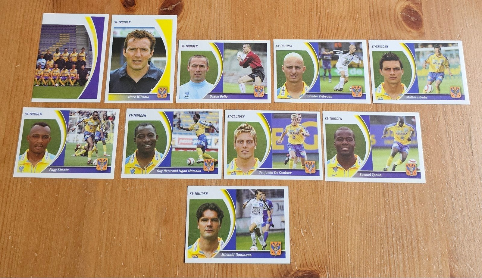 Panini Football 2005 STVV Ongebruikt Voetbal!, Ophalen of Verzenden, Zo goed als nieuw, Meerdere stickers
