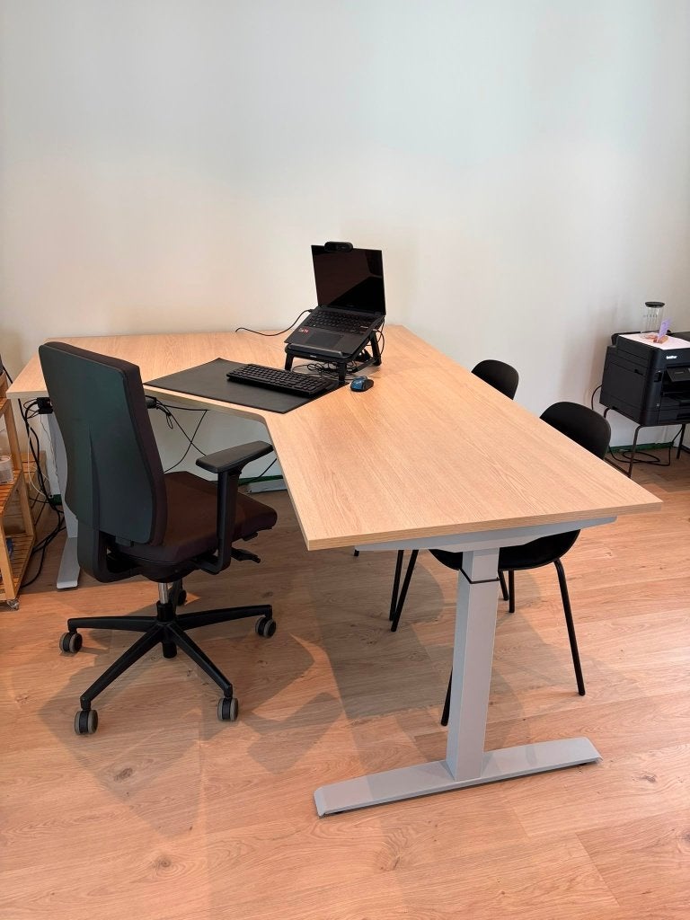 Elektrisch zit-sta hoekbureau - 200 x 160 x 80 cm, Articles professionnels, Aménagement de Bureau & Magasin | Mobilier de bureau & Aménagement