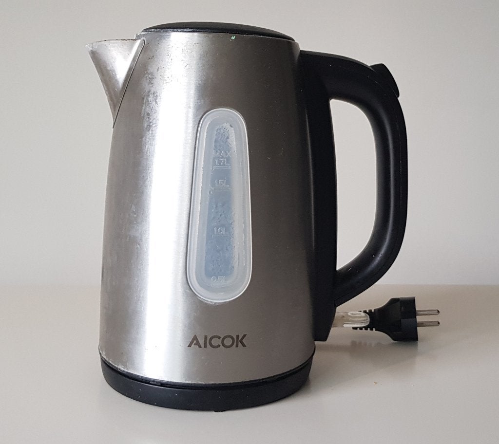 Aicok waterkoker, 1 tot 2 liter, Ophalen, Gebruikt, Inox