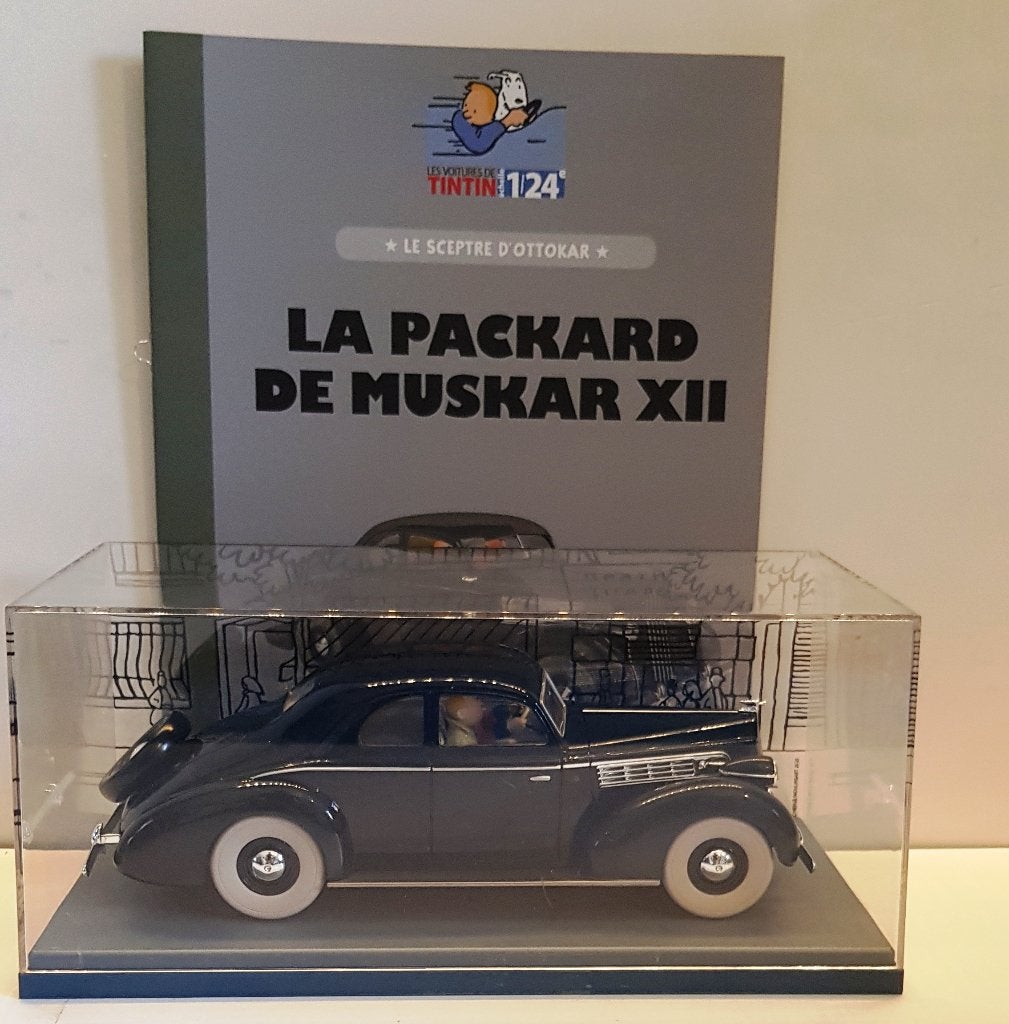Les voitures de Tintin 1/24 « LA PACKARD DE MUSKAR XII », Collections, Envoi, Tintin, Neuf, Statue ou Figurine