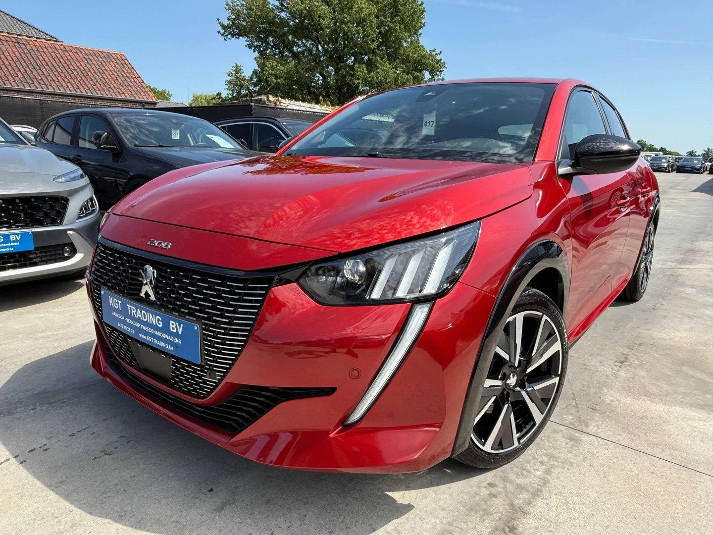 Peugeot 208 1.2i 101PK GT-LINE LEDER VIRTUAL CAMERA CARPLAY, Rouge, Achat, Euro 6, 1165 kg