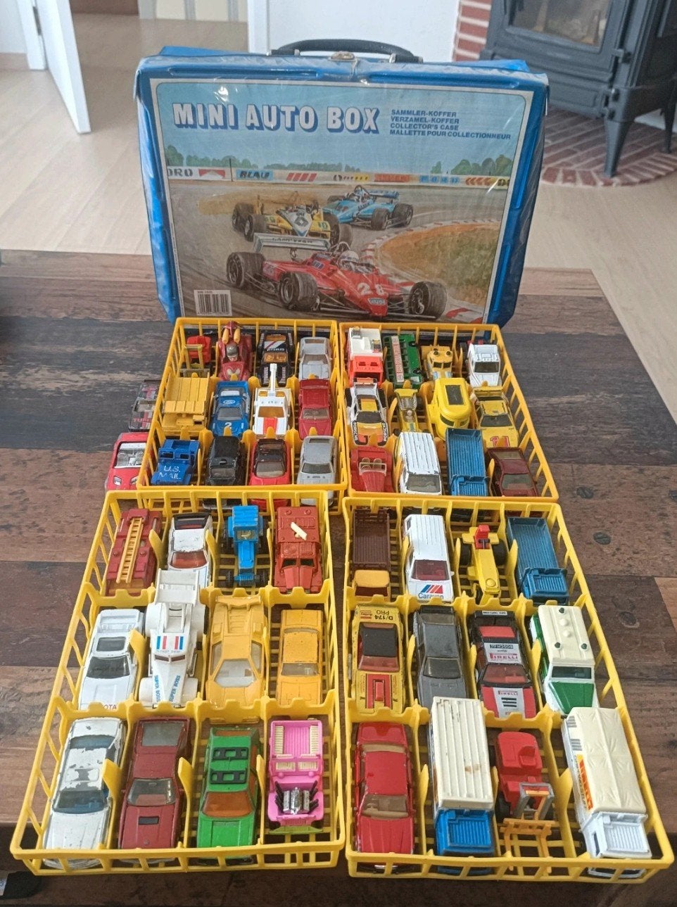 48 Matchbox jaren 70 - 90 + draagtas, Ophalen of Verzenden