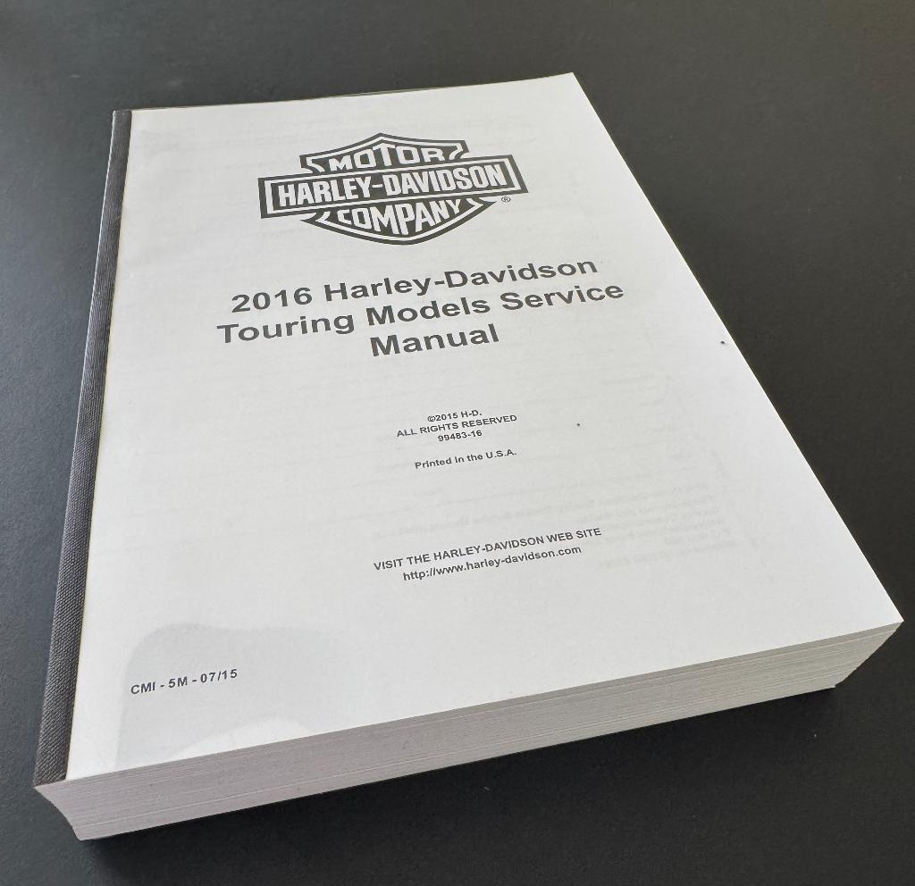 Harley Davidson tour models service manual, Motos, Particulier